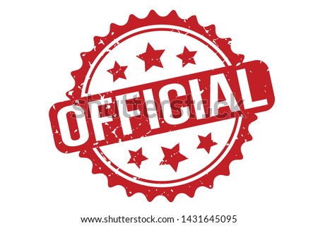Official Rubber Stamp. Official Rubber Grunge Stamp Seal Vector Illustration - Vector Royalty-Free Stock Photo #1431645095