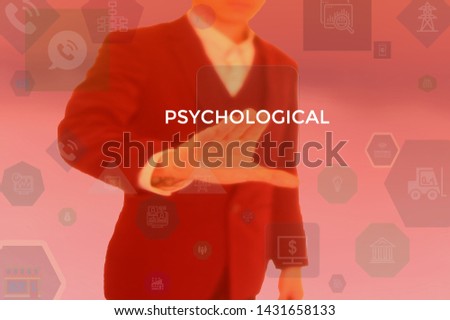 PSYCHOLOGICAL - business concept presented by businessman