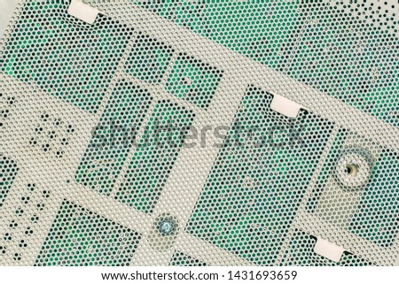 Electronic Circuit Board Rear Side Protective Perforated Metal C