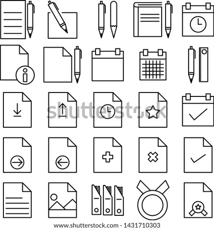 office equipment icon set business 