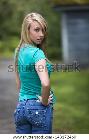 Tight Ass Blonde Girl