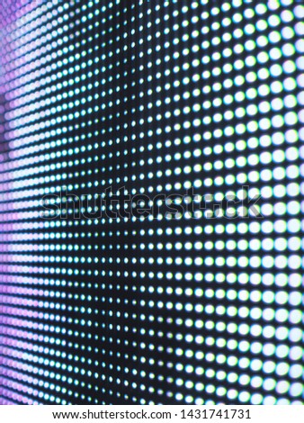 LED screen light background colorful technology.