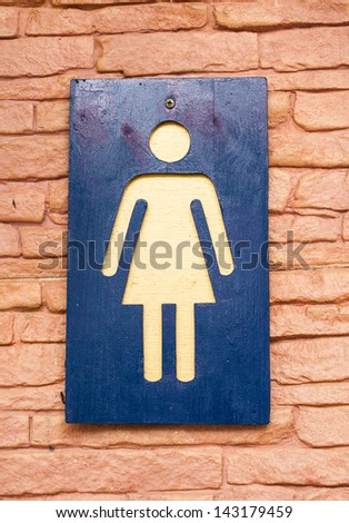 Toilet for woman