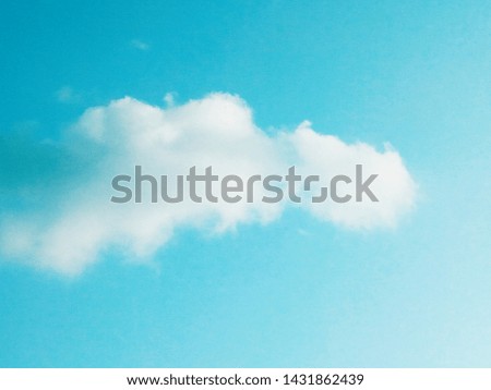 Picture of the evening cloud in Africa