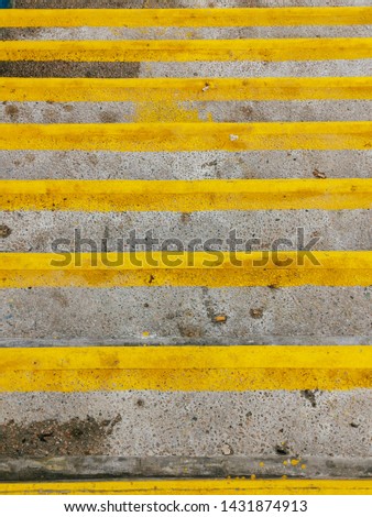 yellow step in Hongkong City