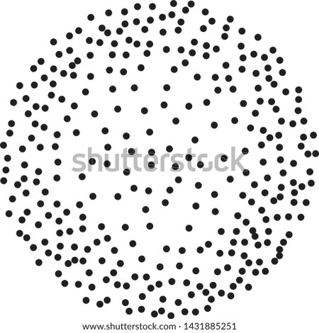 Elegant pattern with black polka dots. Splatter background. Black glitter blow explosion and splats on white. Grunge texture. Vector illustration