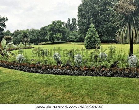 A picture of a park in London