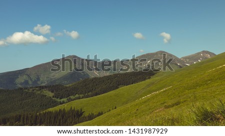 The beautiful Rodna Mountains - Romania Royalty-Free Stock Photo #1431987929