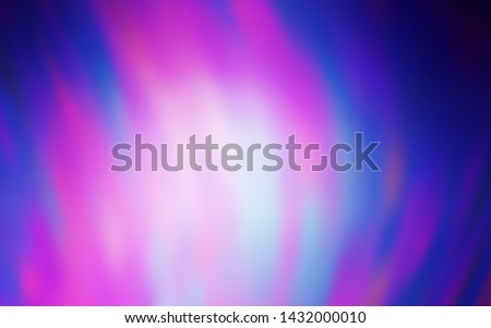 Light Purple vector blurred template. Creative illustration in halftone style with gradient. Background for designs.