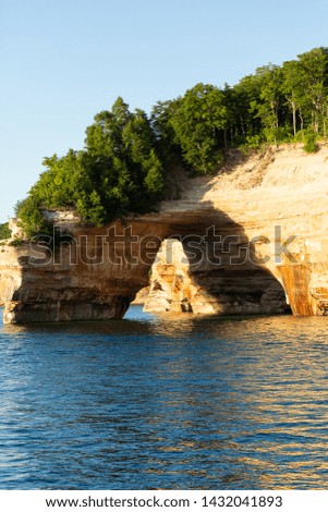 Picture Rocks National Lakeshore Arch formation