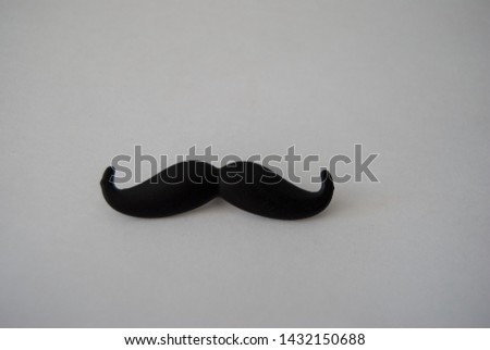 moustache symbol on a white background