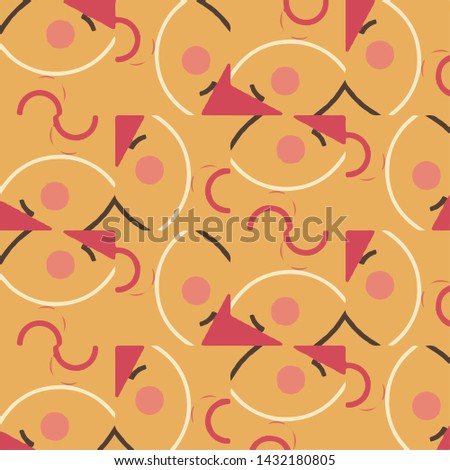 Abstract vector background. Colorful halftone illustration pattern