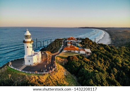 Cape Byron Light House in Byron Bay, New South Wales, Australia Royalty-Free Stock Photo #1432208117