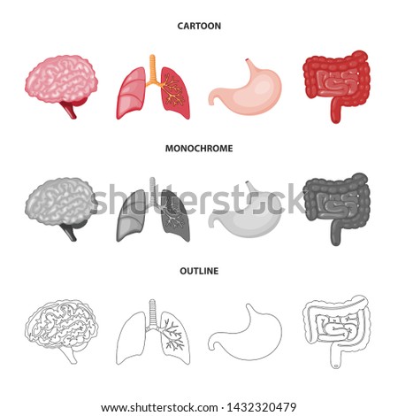 Vector design of biology and scientific logo. Collection of biology and laboratory stock symbol for web.