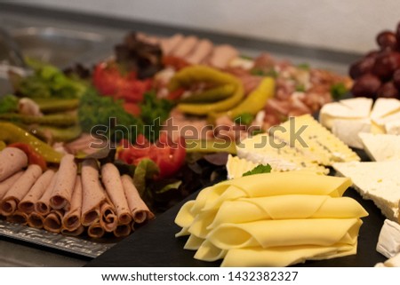Pastry buffet for breakfast picture