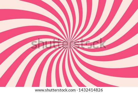 Pink sunshine colorful vector background. Abstract sunburst design wallpaper for template banner business social media advertising. cartoon backdrop. sweet candy. Royalty-Free Stock Photo #1432414826