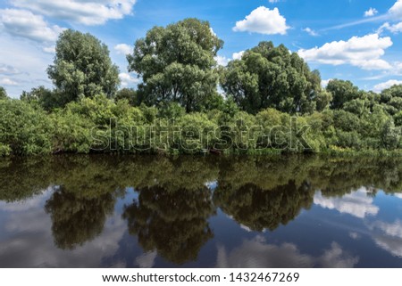 River Pripyat. The main river Polesia. Picture taken in June 2019.