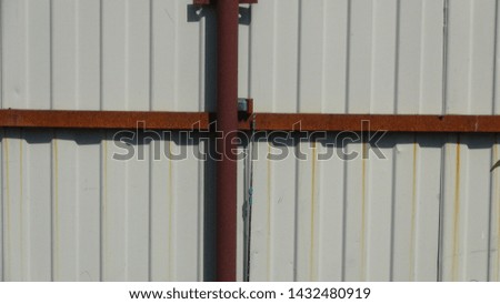 texture and background of old and iron fence