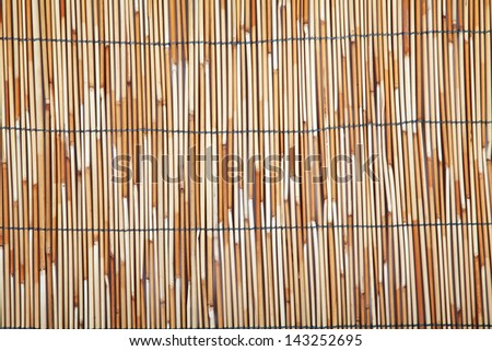 Bamboo mat (background)