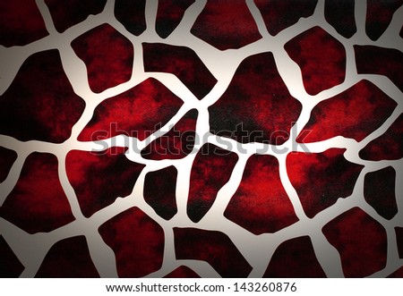 red leather background Pattern texture for design