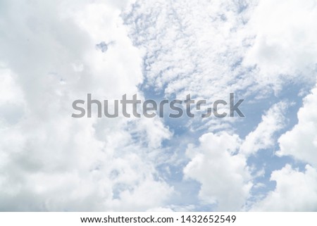 Sky and Cloud on the Natural background