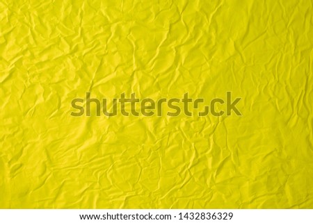 
Background, texture. Crumpled paper bright light green.