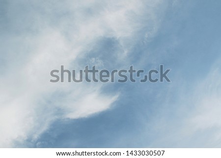 blue white summer cloudscape background