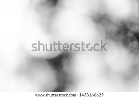 black and white bokeh background