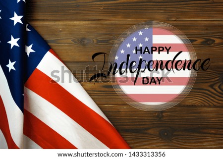 Happy Fourth of July USA Flag - Image 