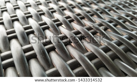Weaving texture or weaving pattern background. Close up