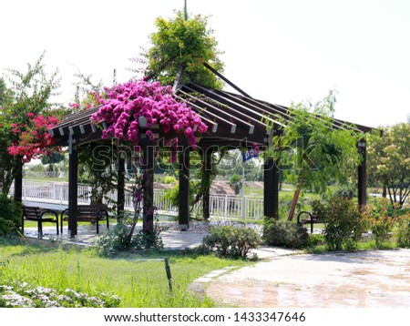 Place to rest in Lower Duden Park, Antalya, Turkey