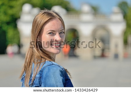 Girl in the city - Warsaw, Poland