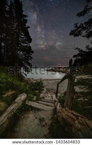 Milky Way over Acadia National Park