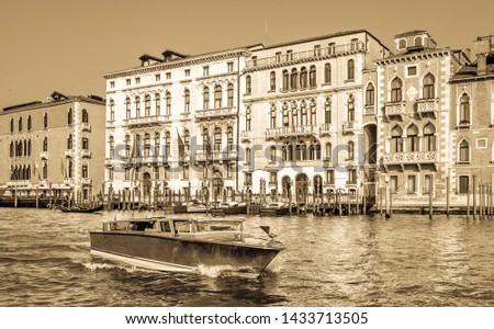canal in venice - italy - photo
