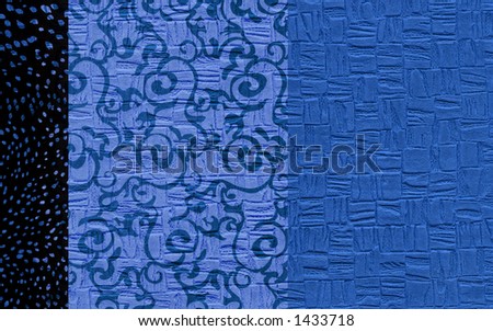Blue Ethnic Texture Background