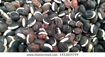 Beans seeds in the rural market