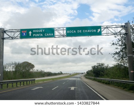 roads and street names in Dominican republic
