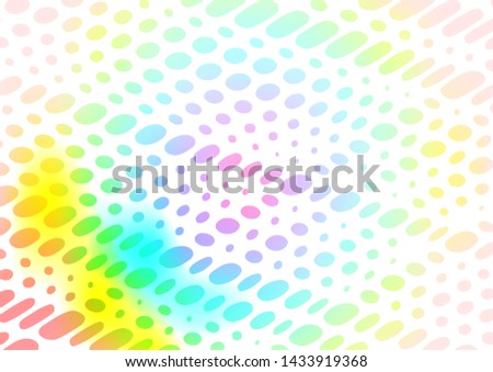 Light Multicolor, Rainbow vector abstract doodle background. Ethnic elegant natural pattern with gradient. The pattern can be used for coloring books and pages for kids.