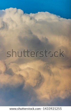 Cloud formation over city 2