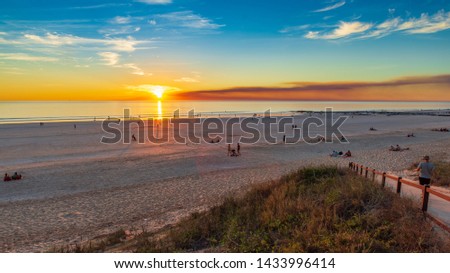 Sunset over Cable Beach - Broome - Australia Royalty-Free Stock Photo #1433996414
