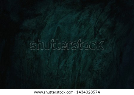 Abstract Dark Concrete Room Background Using for Product Presentation Backdrop.
