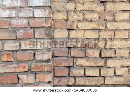 Background texture of a Brick Exterior Wall