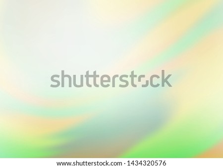 Light Green vector modern bokeh pattern. An elegant bright illustration with gradient. The template can be used for your brand book.
