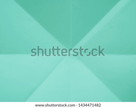 Colored paper green Minimal shapes geometric background material design