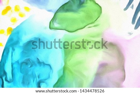 Abstract minimalistic watercolor design background. Colorful acrylic texture pattern in bright colors with wet effect. Elegant water paint on paper. Beautiful dreamy wallpaper.