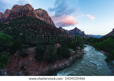 Zion National Park is one of the most beautiful parks in the US, Utah. Canyon Overlook Trail offers beautiful views, sunrises or sunsets make it even more beautiful anywhere in the park. Travel USA