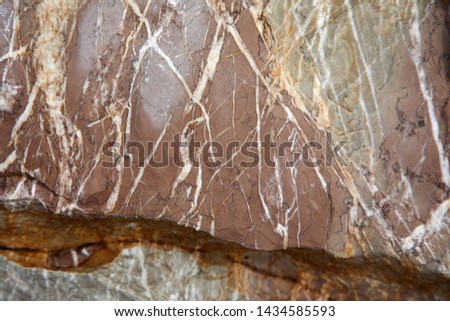 Detail Of Granite Rock Formations