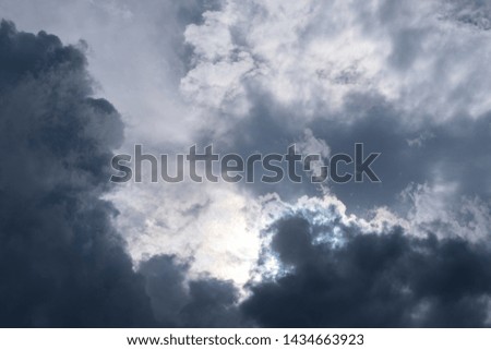 nature of blue sky with cloud
