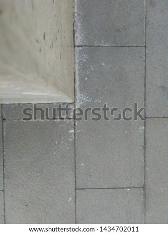 texture of paving block floors