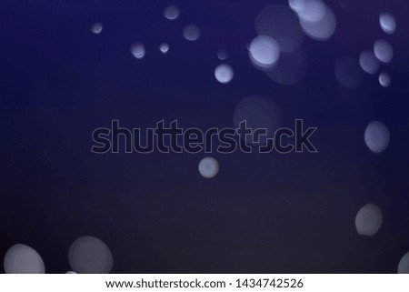 light of bokeh water dot color blue for background